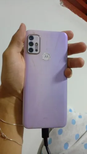 Moto g30 com a tela travada em formatação