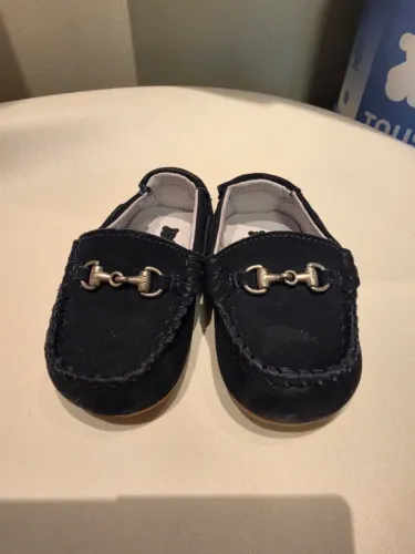 Mocassim Paola da Vinci bebê azul marinho tam. 17