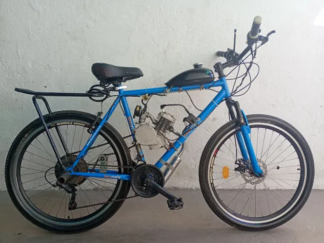 Bicicleta motorizada 80 cc com nota fiscal.