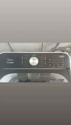 A máquina de lavar roupa