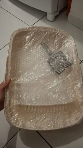 Caixa de areia para gato!