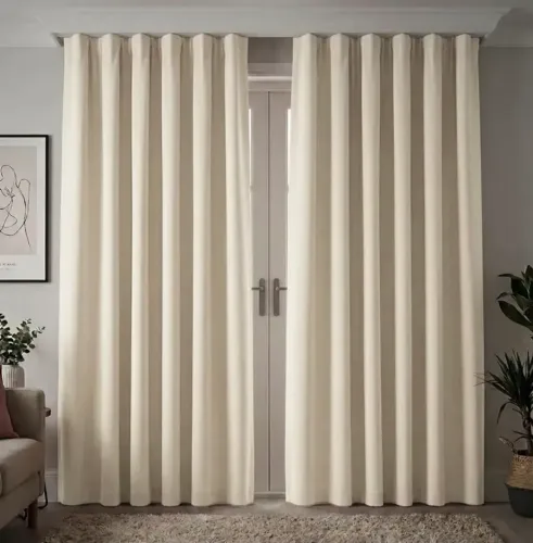 Cortina Voil Gase De Linho Com Forro Blackout 6,00x2,50 Luxo