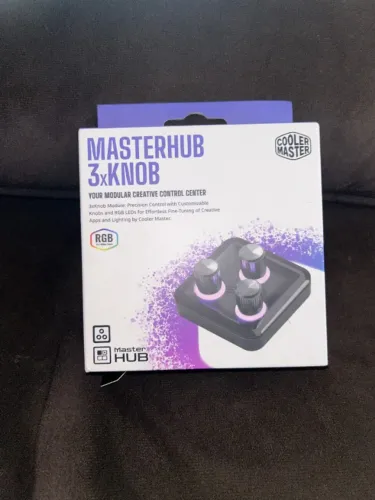 Mixer Masterhub Audio E Video Rgb Cooler Master 3xKnob StreamDeck Mhkb03aa22
