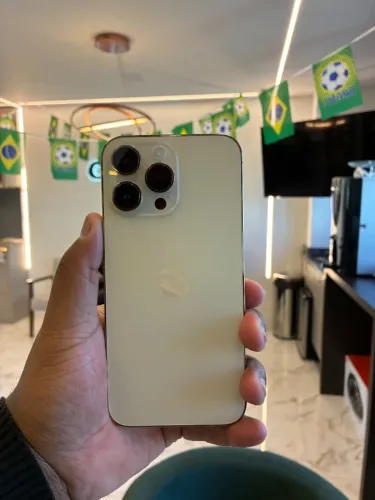 iPhone 14 Pro Max 256GB Dourado 83%- Loja Fisica