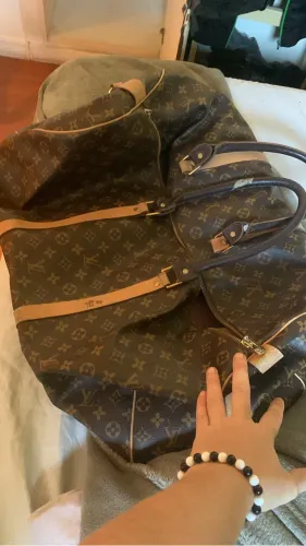 MALA LOUIS VUITTON KEEPALL 60 BANDOULIERE MONOGRAMA