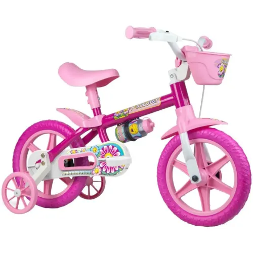 Bicicleta Aro 12 Flower Nathor