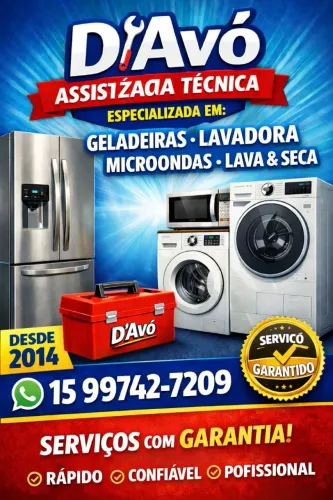 Conserto de geladeira máquina de lavar microondas etc