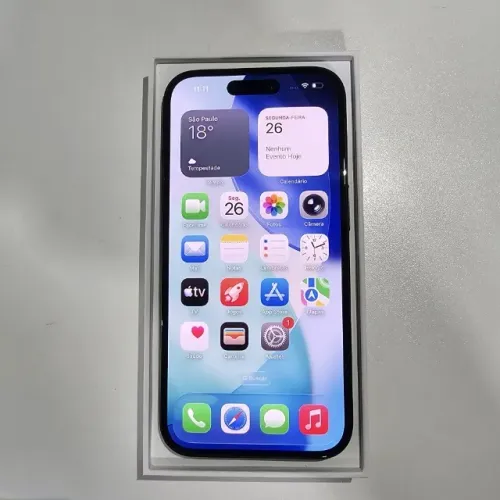 iPhone 16 256GB Preto | Bateria 100% | Garantia Ativa