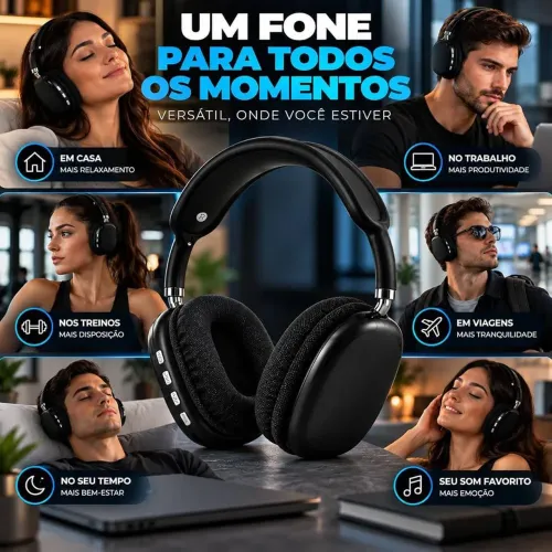 Fone de Ouvido bluetooth P9