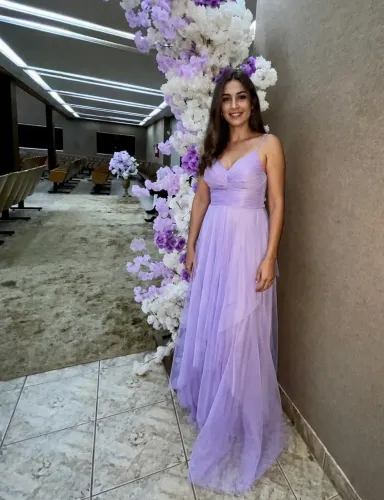 Vestido de festa LILÁS