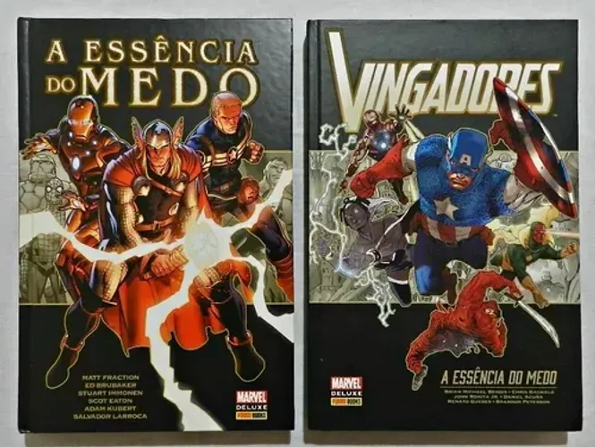 Vingadores: A Essência do Medo - Marvel Deluxe | Pac c/ 2 Álbuns de Luxo