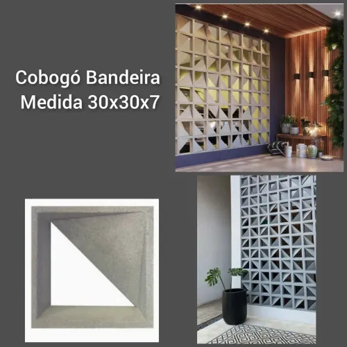 Cobogó bandeira 