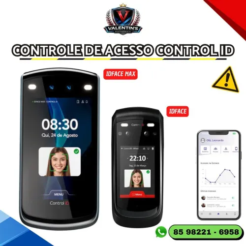 Controle de Acesso Control ID Leitor Facial