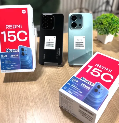 Redmi 15c 4G 256GB 08GB RAM Novo Capa Película Entrega 