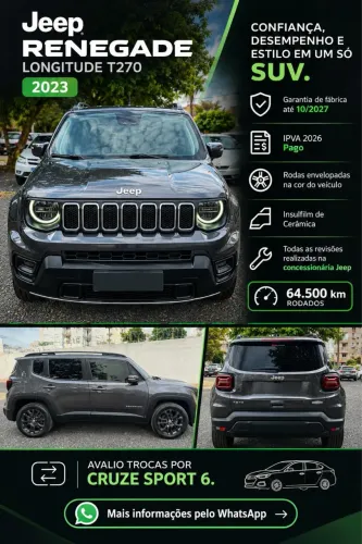 Jeep Renegade Long. T270 1.3 TB 4X2 Flex Aut. 2023
