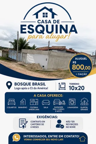 ALUGA CASA PADRÃO 