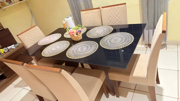 Mesa de jantar 6 lugares