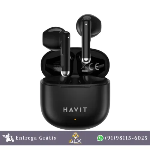 Fone de Ouvido Bluetooth Havit Tw976 Tws Preto *ENTREGA GRÁTIS*