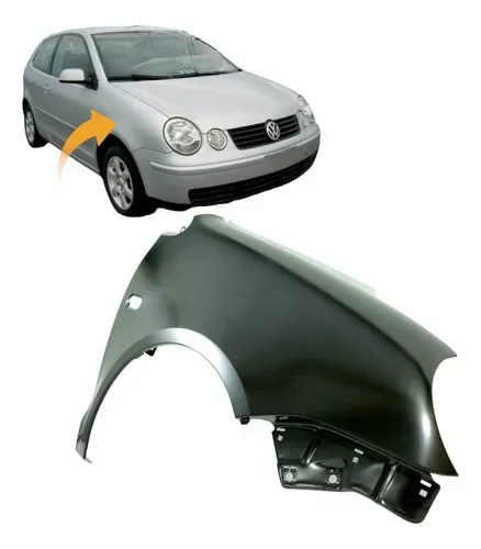 Paralama Polo Volkswagen 2003 2004 2005 2006 Lado Direito