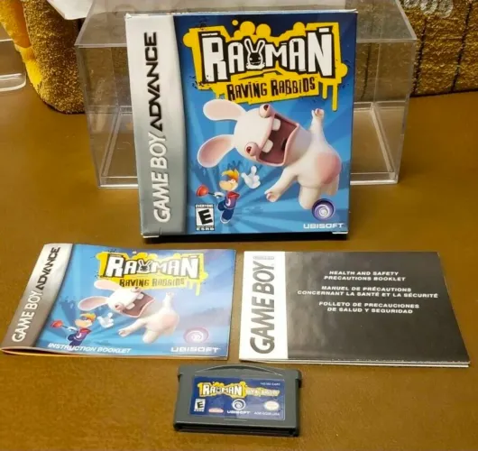 rayman raving rabbids gba 100% original<br><br>100% original, berço interno<br><br>R$ 240,00