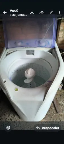Máquina de lavar roupa lava enxágua só não funcionam os centrífuga tem que mandar arrumar