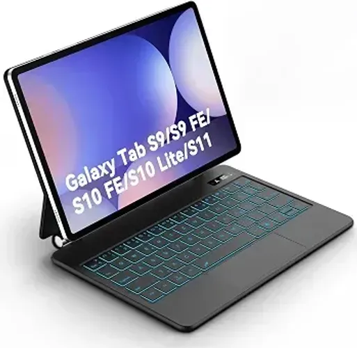 Teclado para Samsung Galaxy Tab S10 Lite/S10 FE/S9 FE 10.9"/Tab S9 11" Design Magnético