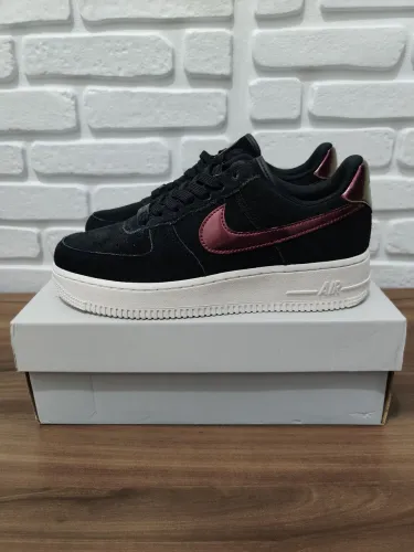 Nike Air Force 1 Low Eggplant Swoosh Black 34BR