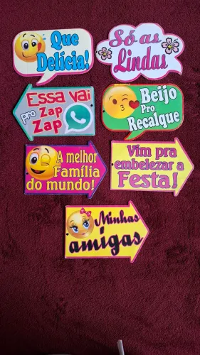 7 Placas de Aniversário
