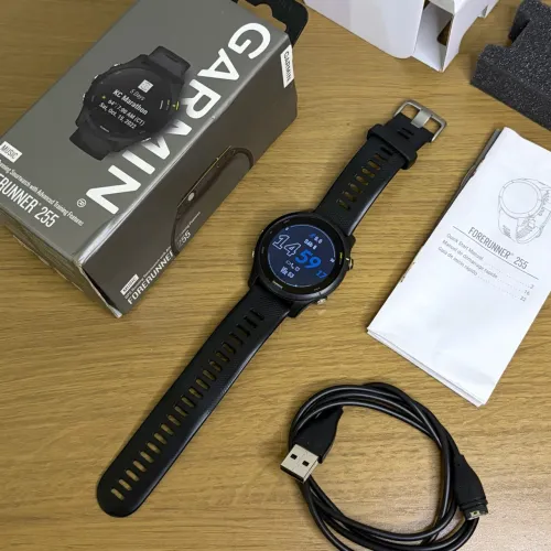 Relógio Garmin Forerunner 255 Music Completo na Caixa