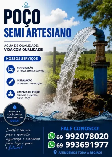 Poço semi-artesiano