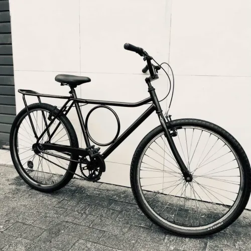 Bicicleta barra forte revisada com nota
