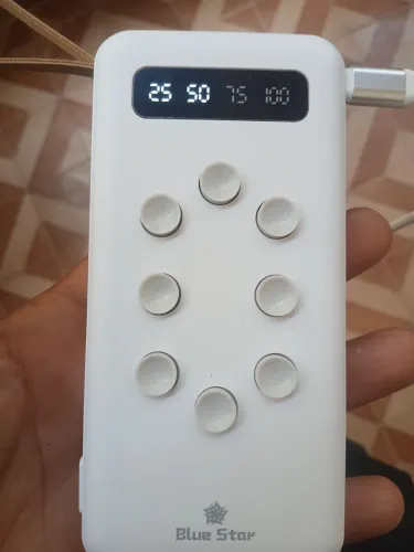 Carregador portátil 1 dia de uso paguei 100 e quero 70
