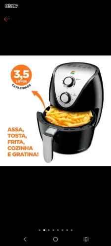 PRA SAIR HOJE - Airfryer Mondial NOVA NA CAIXA FECHADA