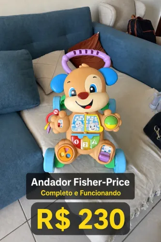 ANDADOR FISHER PRICE CACHORRINHO 