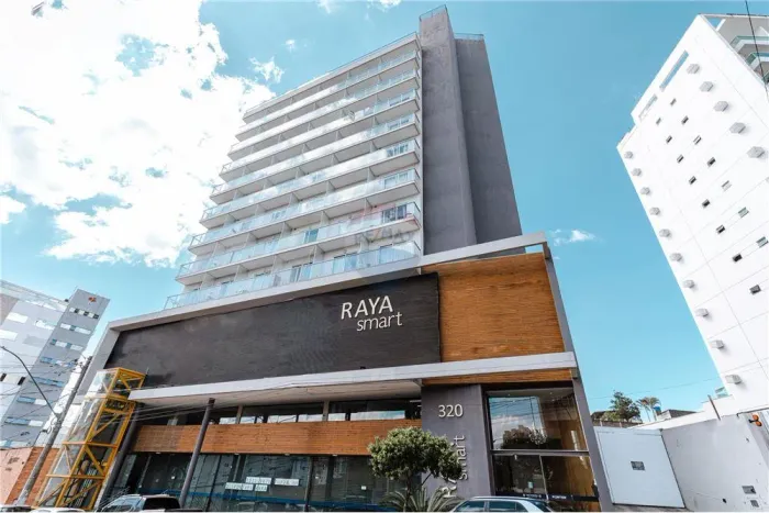 Studio todo mobiliado com 1 vaga de gararem no Raya Smart