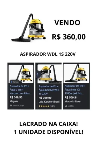 ASPIRADOR WDL 1S 220V Karcher