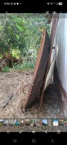 Tacho para paella e outros, acompanha suporte(pé) .Em Alto Rio Novo