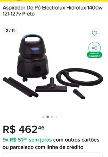 Aspirador de po