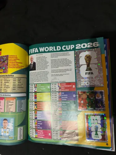 Álbum da copa 2026 completo