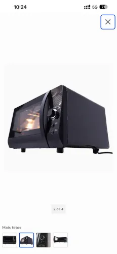 Fornos elétrico layr Orion black 220w 46 l 