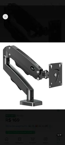 Suporte articulado monitor
