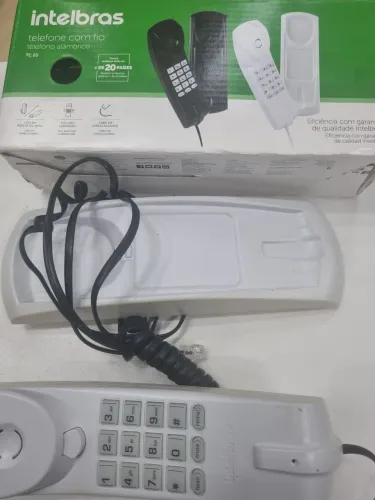telefone com fio intelbras tc 20 branco