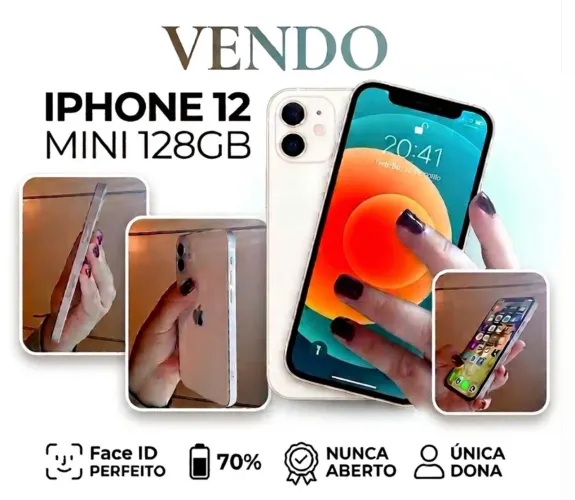 Vendo IPHONE 12 mini 128gb VALOR NEGOCIÁVEL