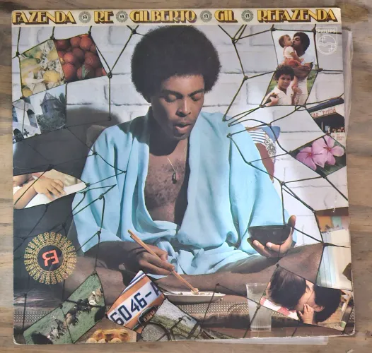 Vinil Gilberto Gil Refazenda, primeira prenssagem. Raro nessas condições