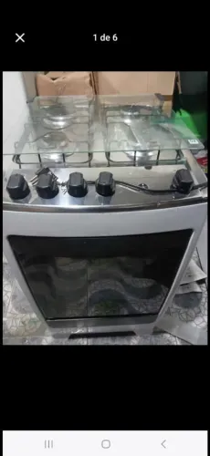 Fogão 4 Bocas com Forno - Apenas 2 Meses de Uso