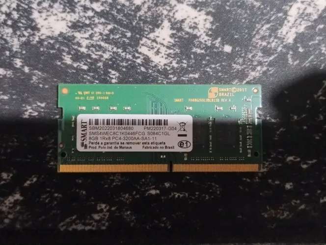 Memória ram 8gb 3200mhz (notebook)