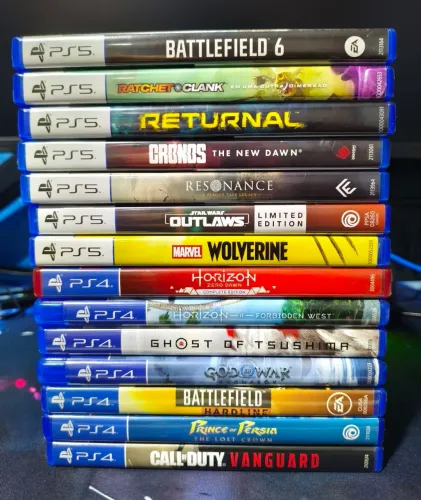 Lote de 14 Jogos PS4 e PS5