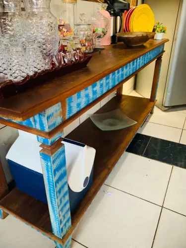 Vendo aparador grande madeira pura peroba azul oportunidade