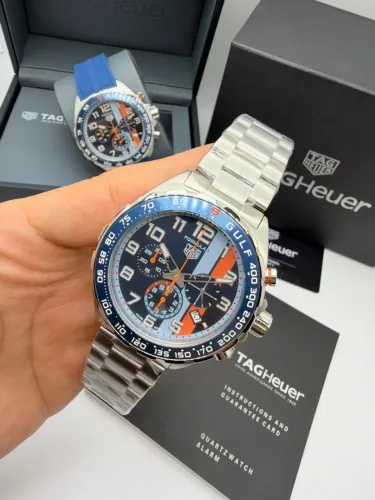 Tag Heuer Formula 1 GULF Aço ou Borracha