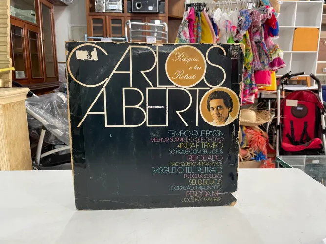 Disco de Vinil Carlos Alberto Rasguei Teu Retrato